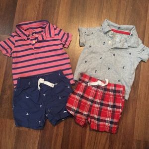 2 for $10! Boys Carter’s outfits. 9 months.